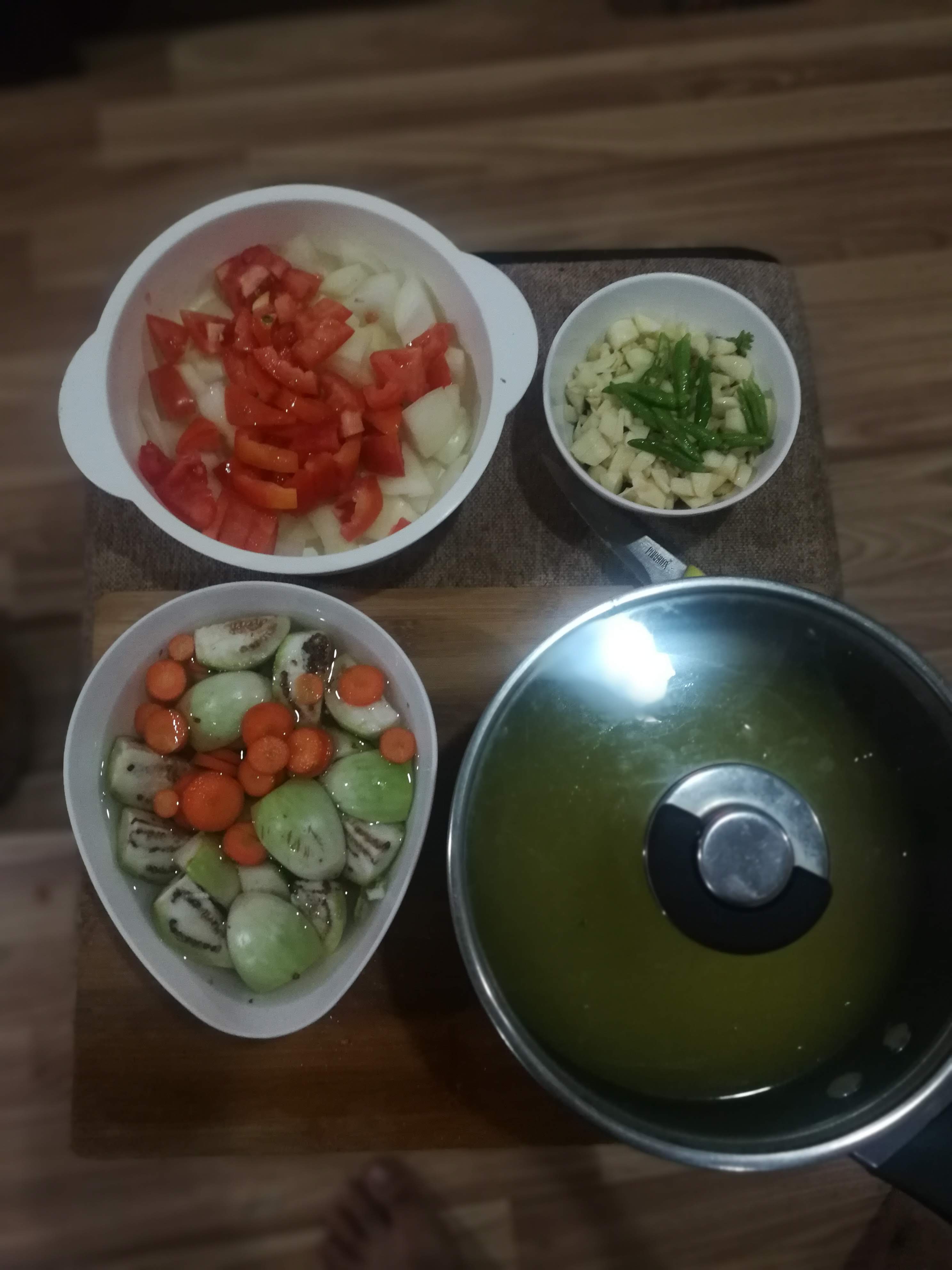 Brinjal (Eggplant) Sambar