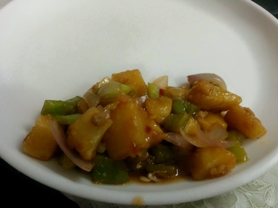 Honey Chilli Potatoes