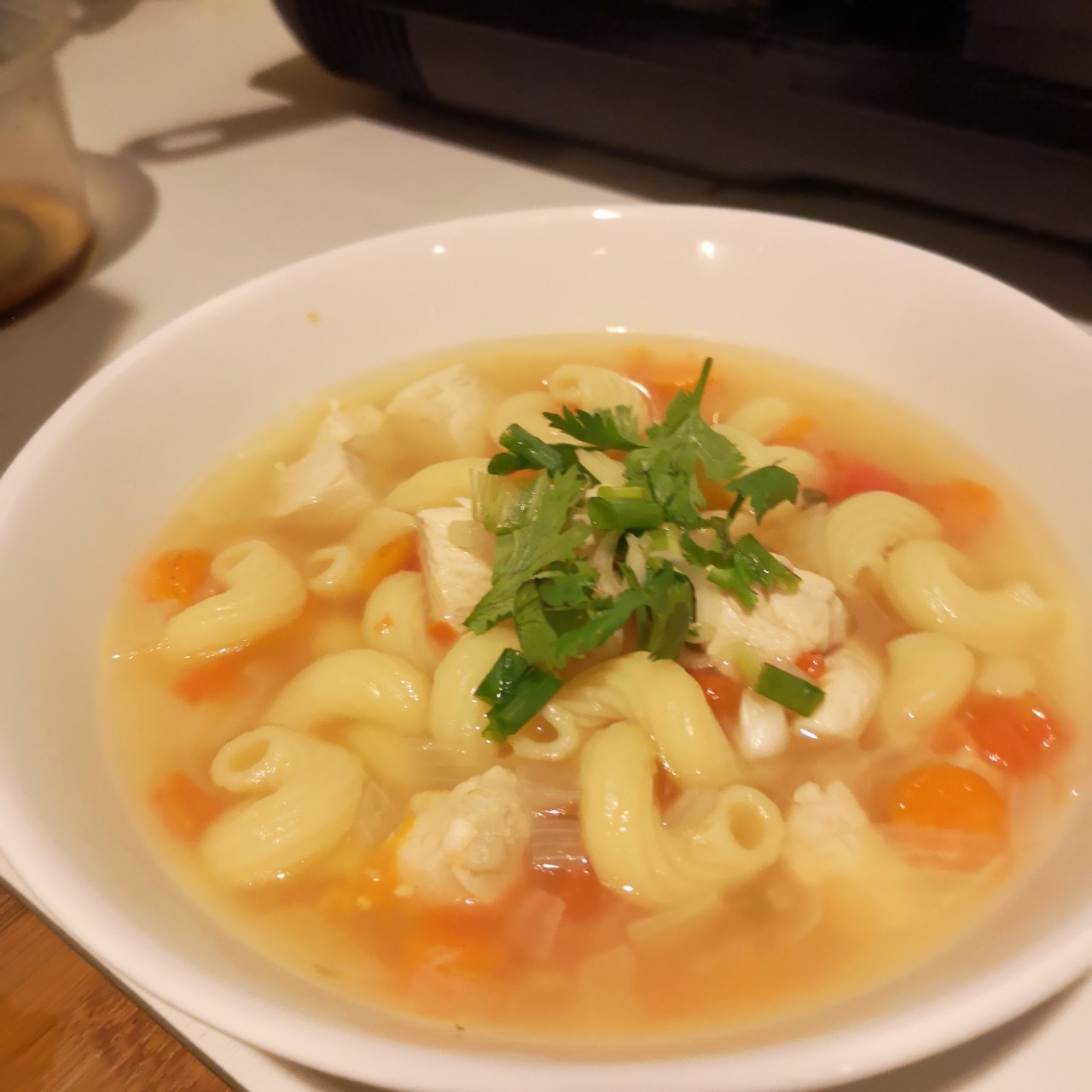 Macaroni Chicken Soup